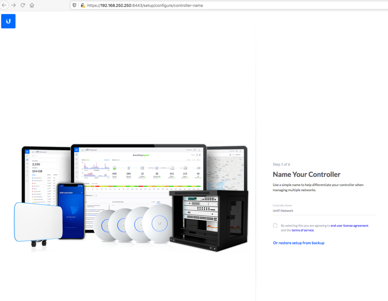 Ubiquiti Network Controller installation on open source firewall hardware
